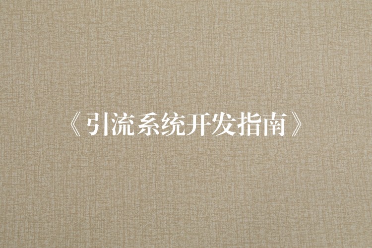 《引流系统开发指南》