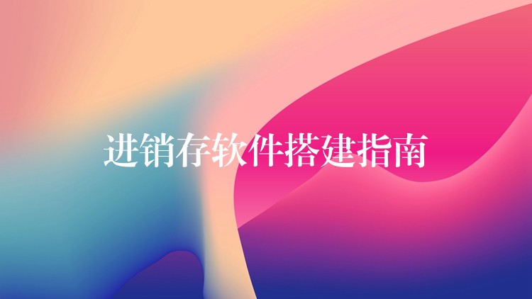 进销存软件搭建指南