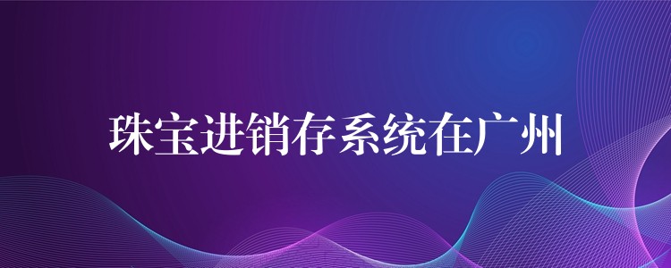 珠宝进销存系统在广州