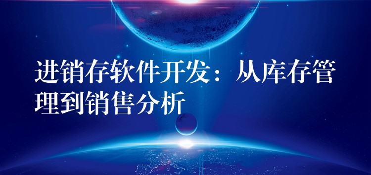 进销存软件开发：从库存管理到销售分析